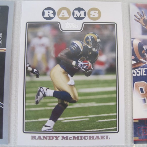 Lot of 6 LOS ANGELES & ST LOUIS RAMS Player Cards - Picture 9 of 12